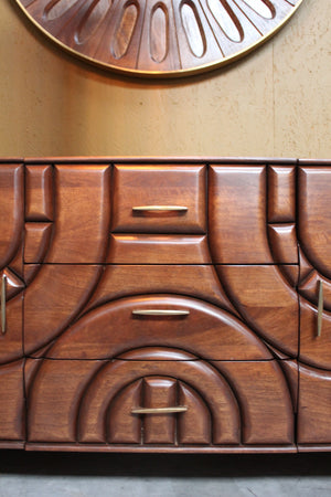 Kanpura Wooden 2 Door 3 Drawer Sideboard