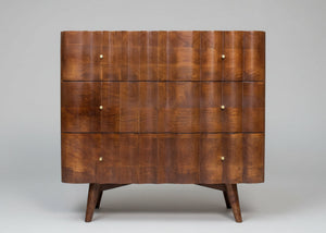 Indok 3 Drawer Chest of Drawers With Marble Top