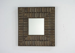 Sarana Tile Wooden Square Wall Mirror