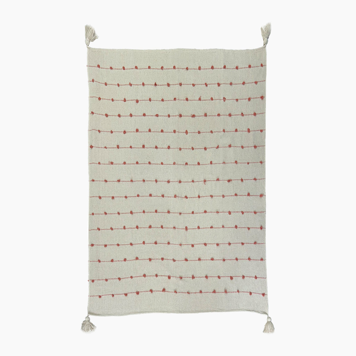 Ziba Peach Cotton Throw