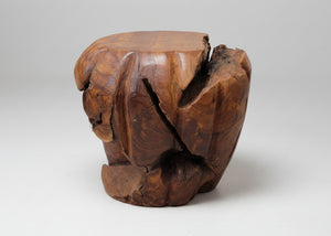 Rustic Teak Footstool