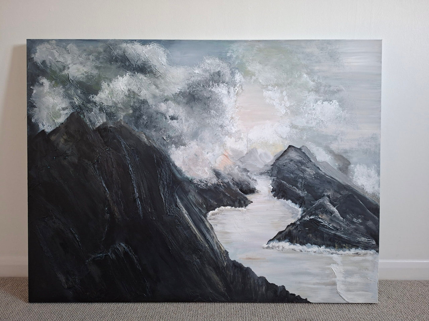 After The Storm – Original Hand Painted Acrylic Contemporary Canvas Art