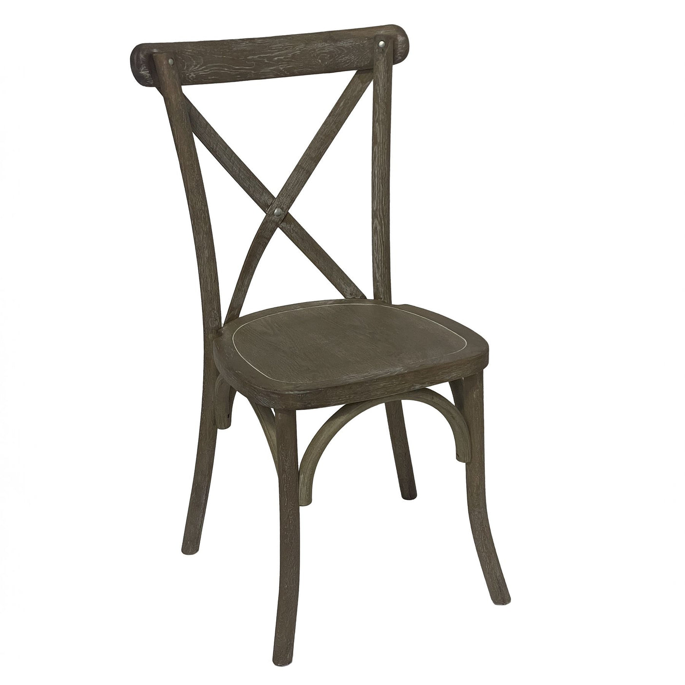 Cross Back Light Oak Dining Chair