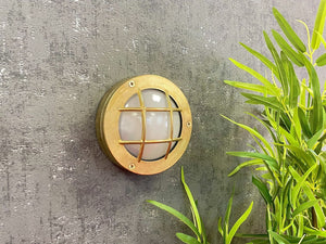 Marina Guard Circular Bulkhead Outdoor Wall Light