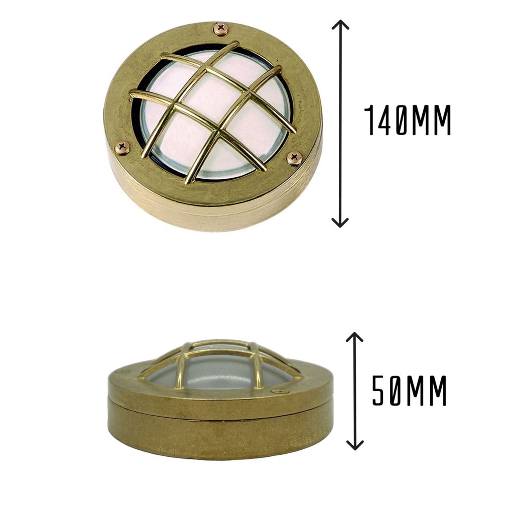 Marina Guard Circular Bulkhead Outdoor Wall Light