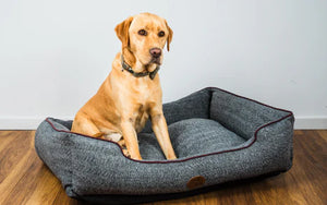 The Edinburgh Collection Tweed Dog Bed