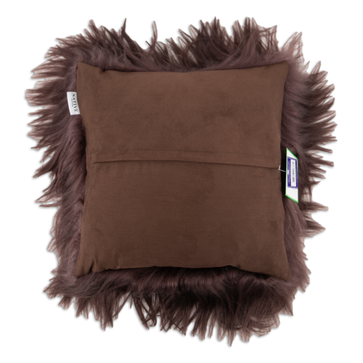 Brown Long Hair Goat Cushion Cushion