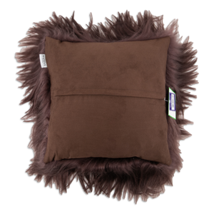 Brown Long Hair Goat Cushion Cushion