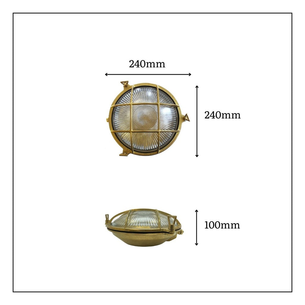 Grand Cabin Bulkhead Outdoor Wall Light