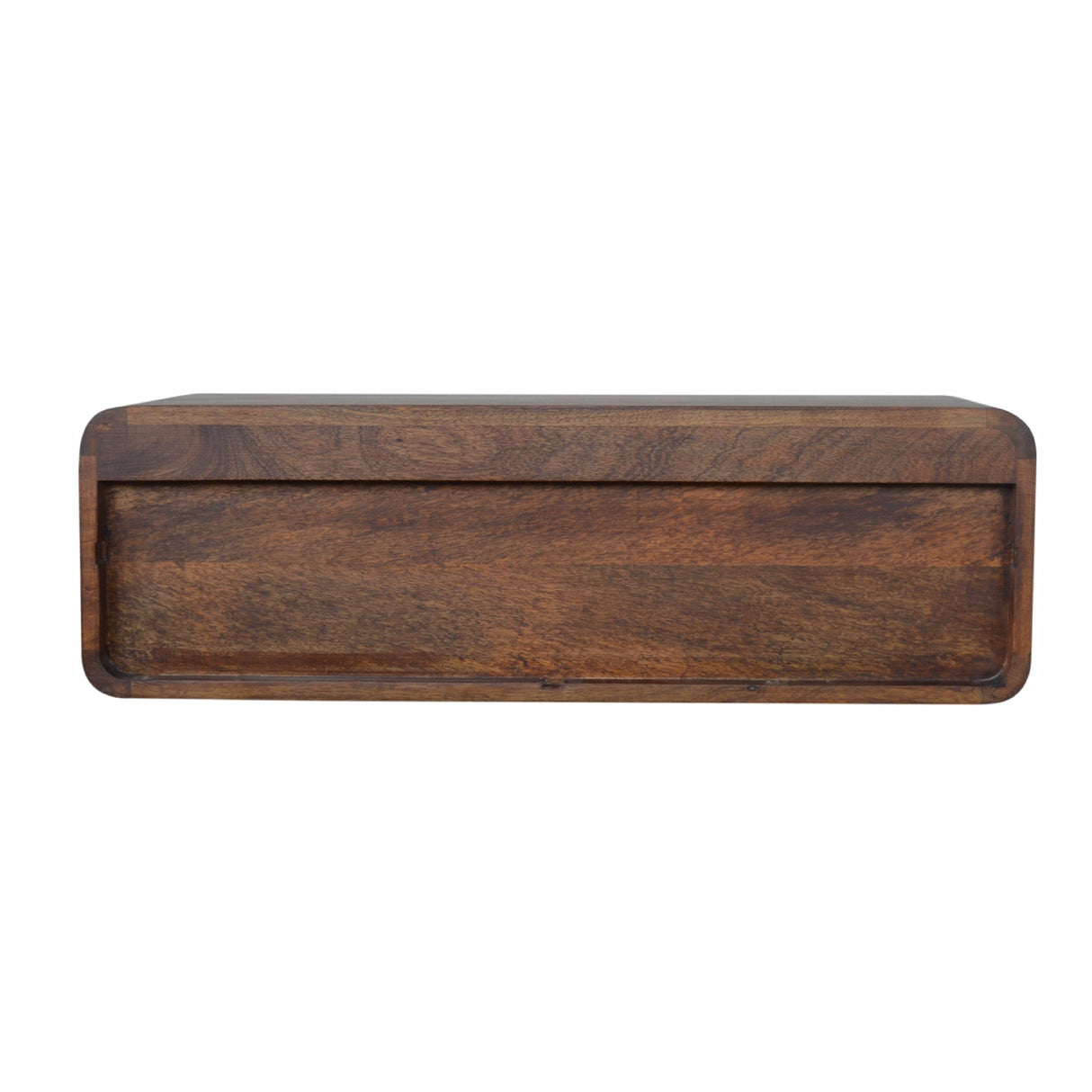 Floating Open Console Table - Chestnut