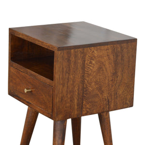 Classic Mini Chestnut Bedside Table