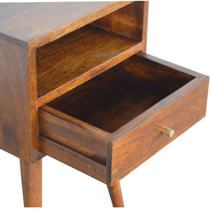 Classic Mini Chestnut Bedside Table