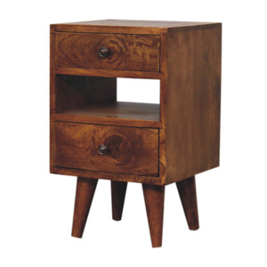 Classic Chestnut Bedside Table