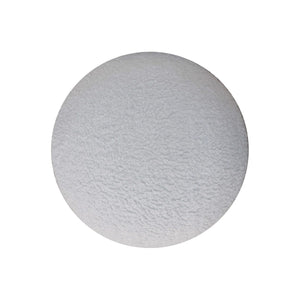 White Bouclé Mushroom Footstool