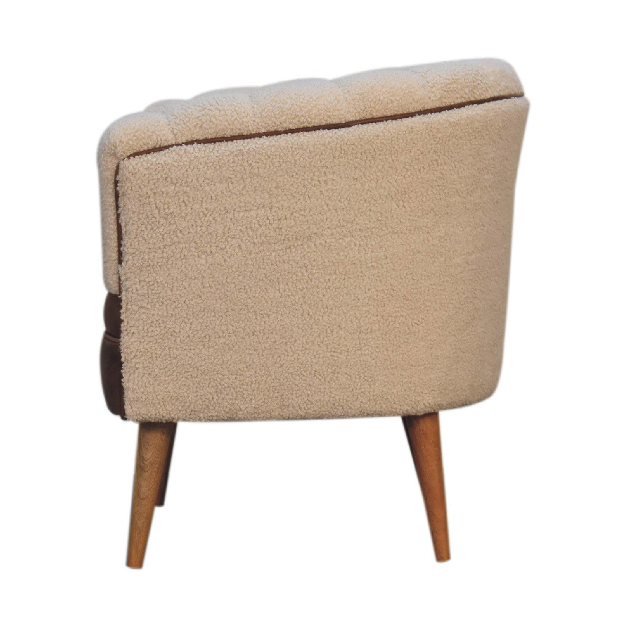Bouclé Cream Buffalo Armchair