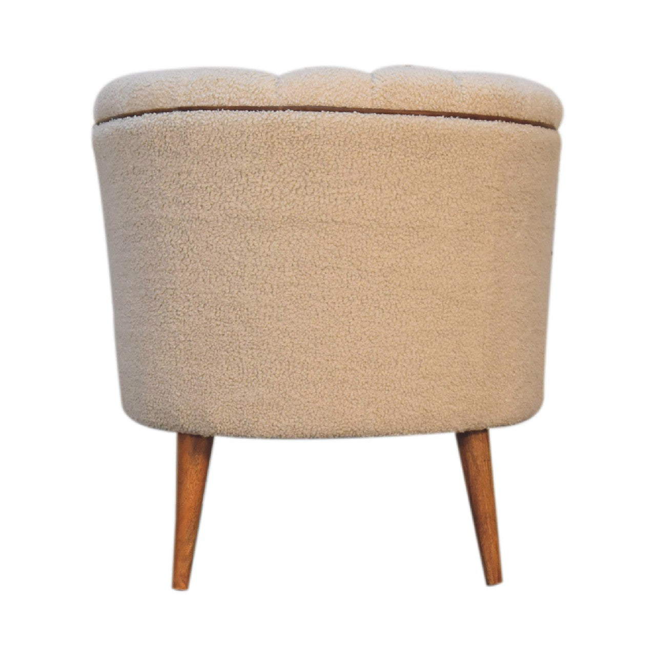 Bouclé Cream Buffalo Armchair