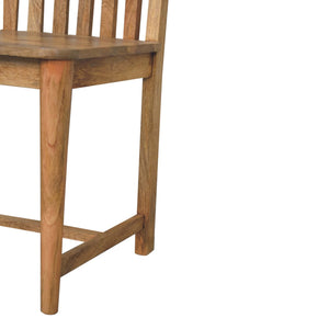 Ariella Solid Mango Wood Dining Chair