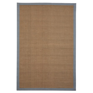 Chelsea Jute Rug with Cotton Grey Border