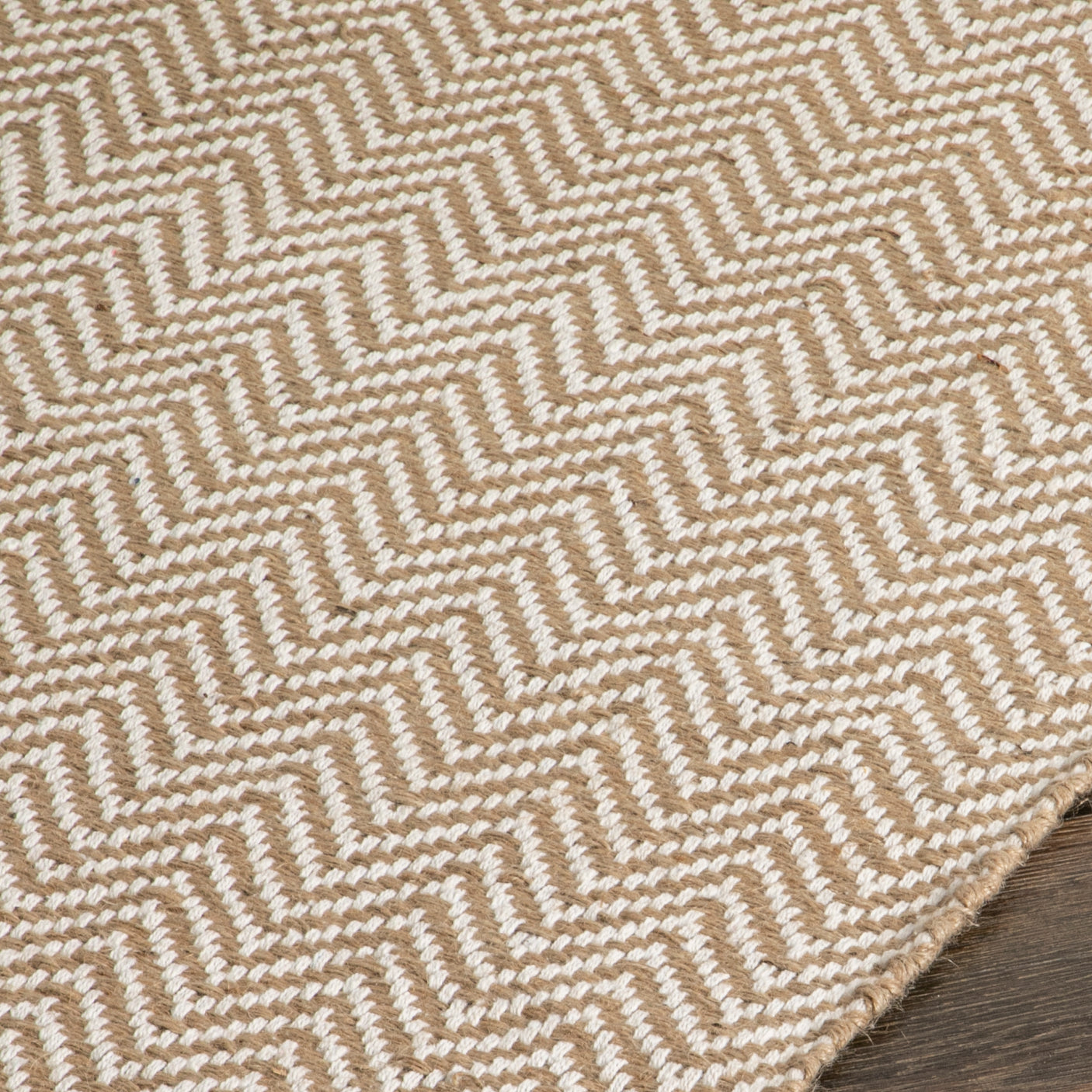 Zig Zag Jute Runner Rug