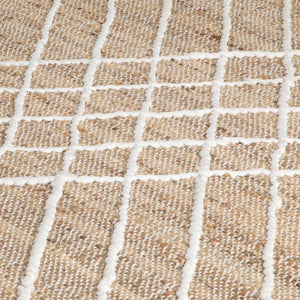 Cross Textured Jute Rug