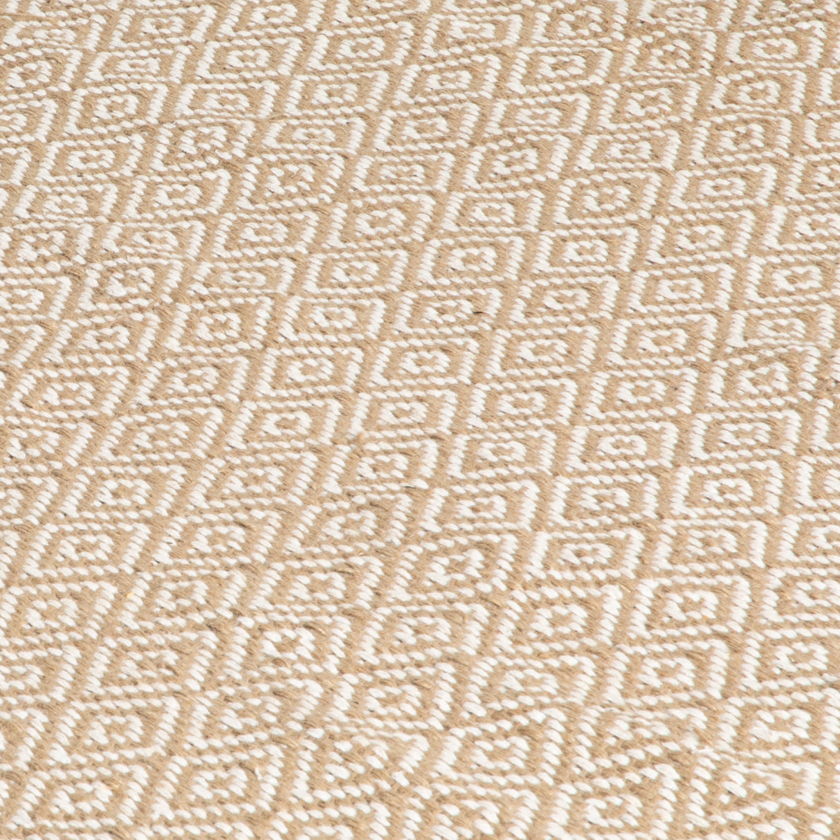 Geometric Jute & Cotton Rug