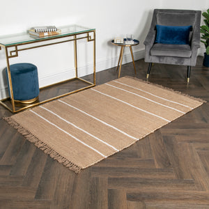 Striped Jute Rug