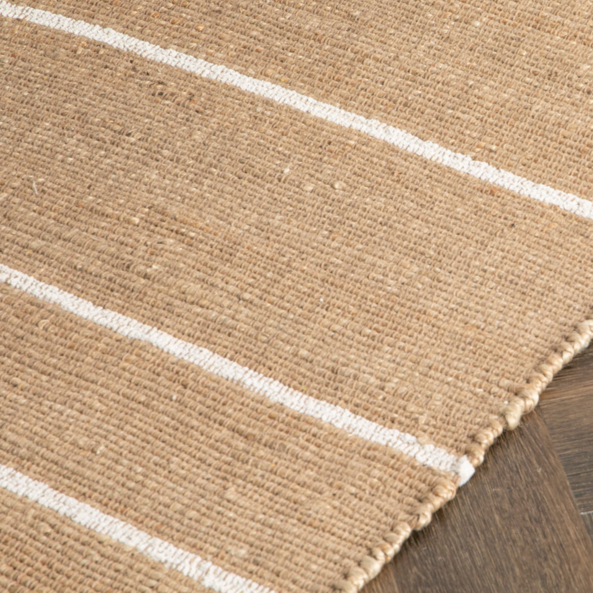 Striped Jute Runner Rug