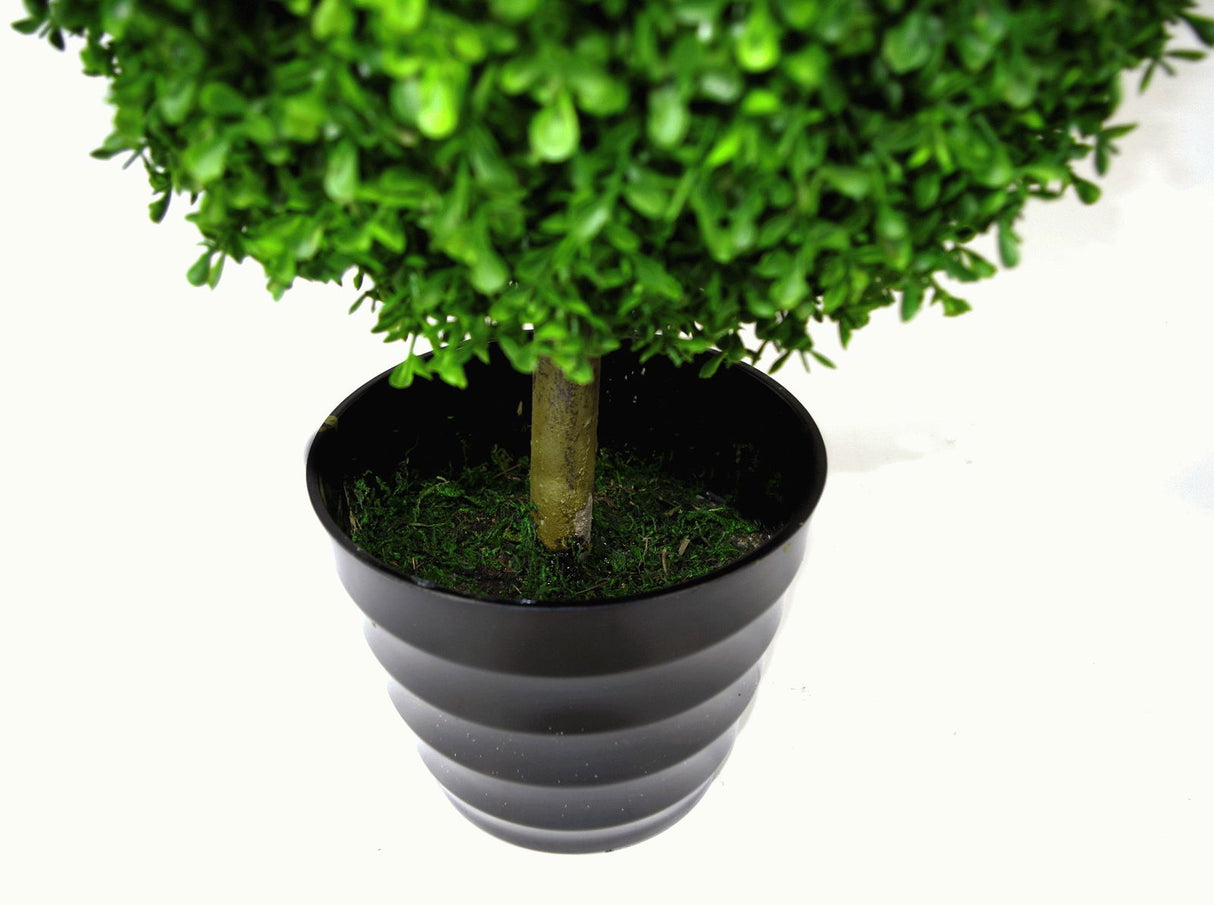 Artificial X-Large Triple Buxus Topiary Tree - 120cm