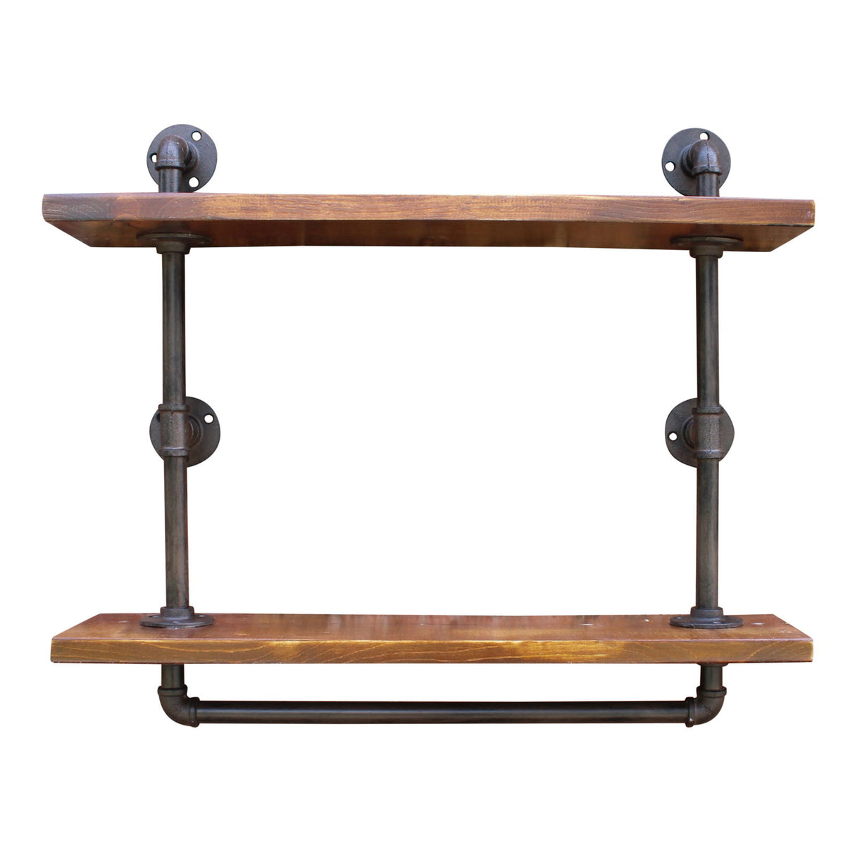 Industrial Pipe Wall Shelf