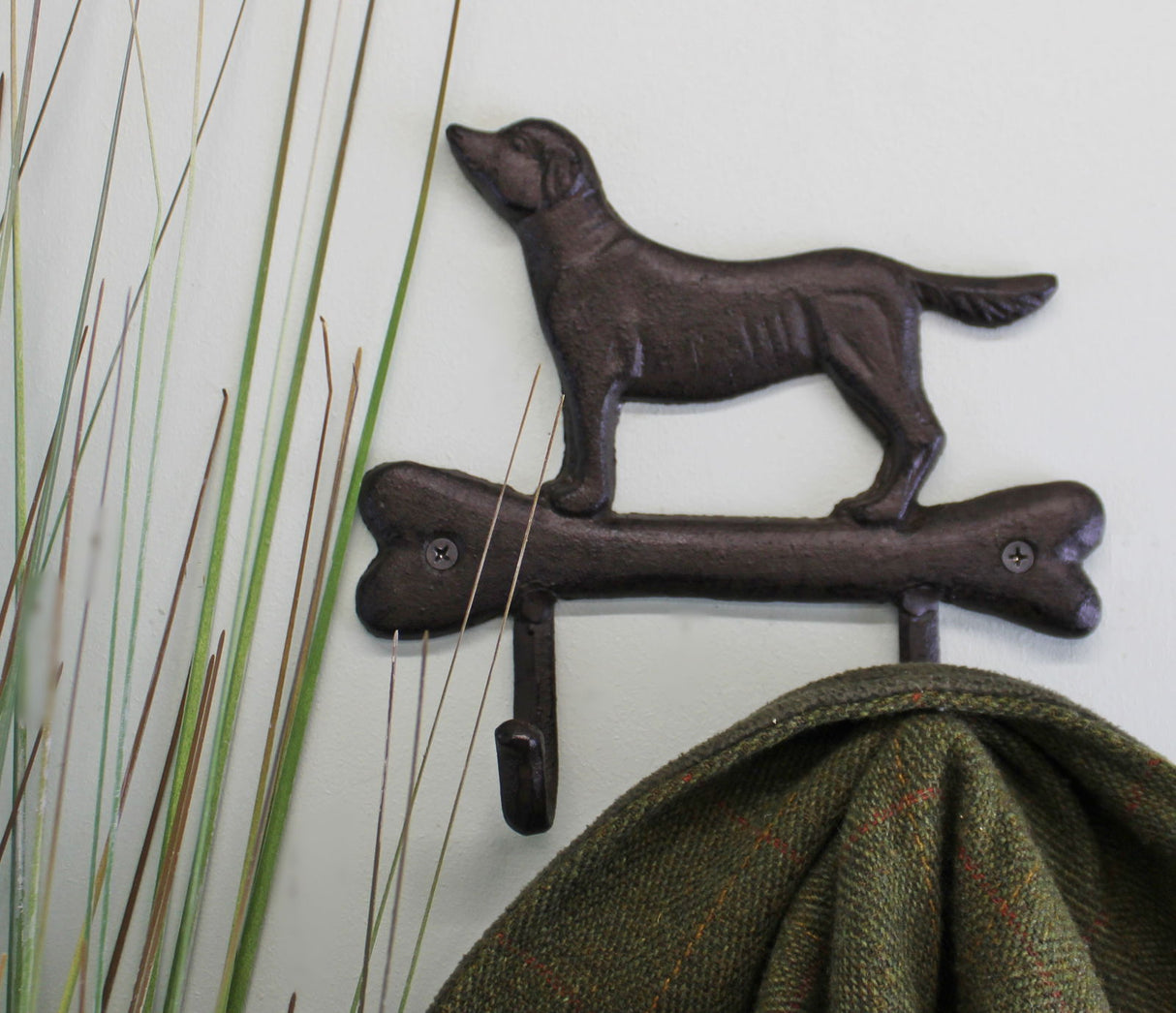 Gun Dog Rustic Cast Iron Wall Hook