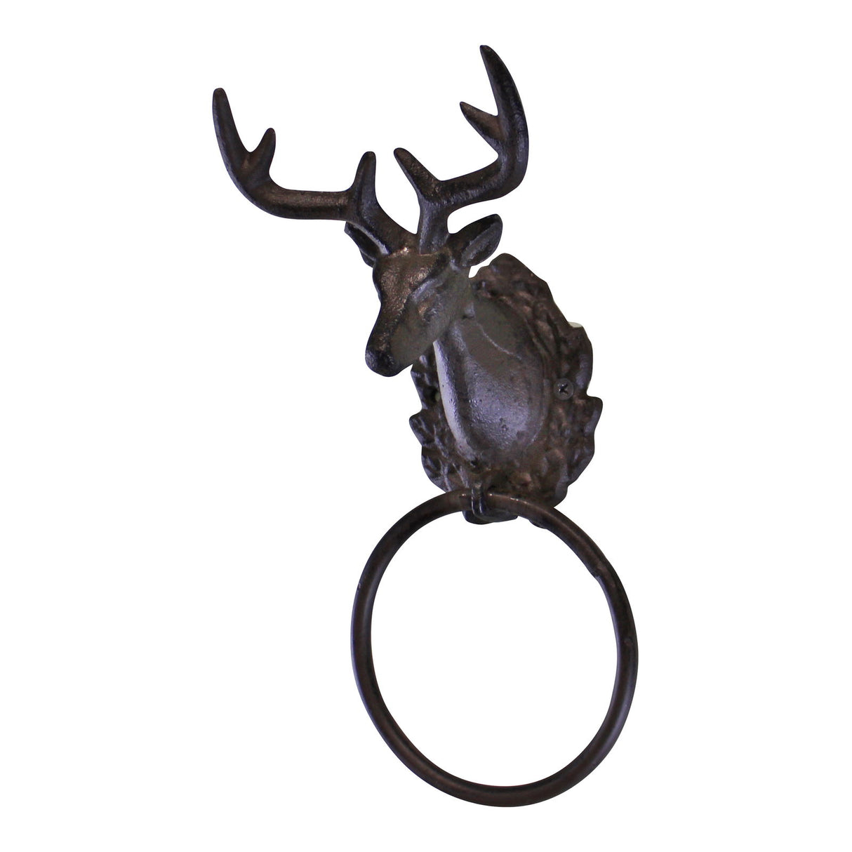 Cast Iron Stag Head Towel Ring