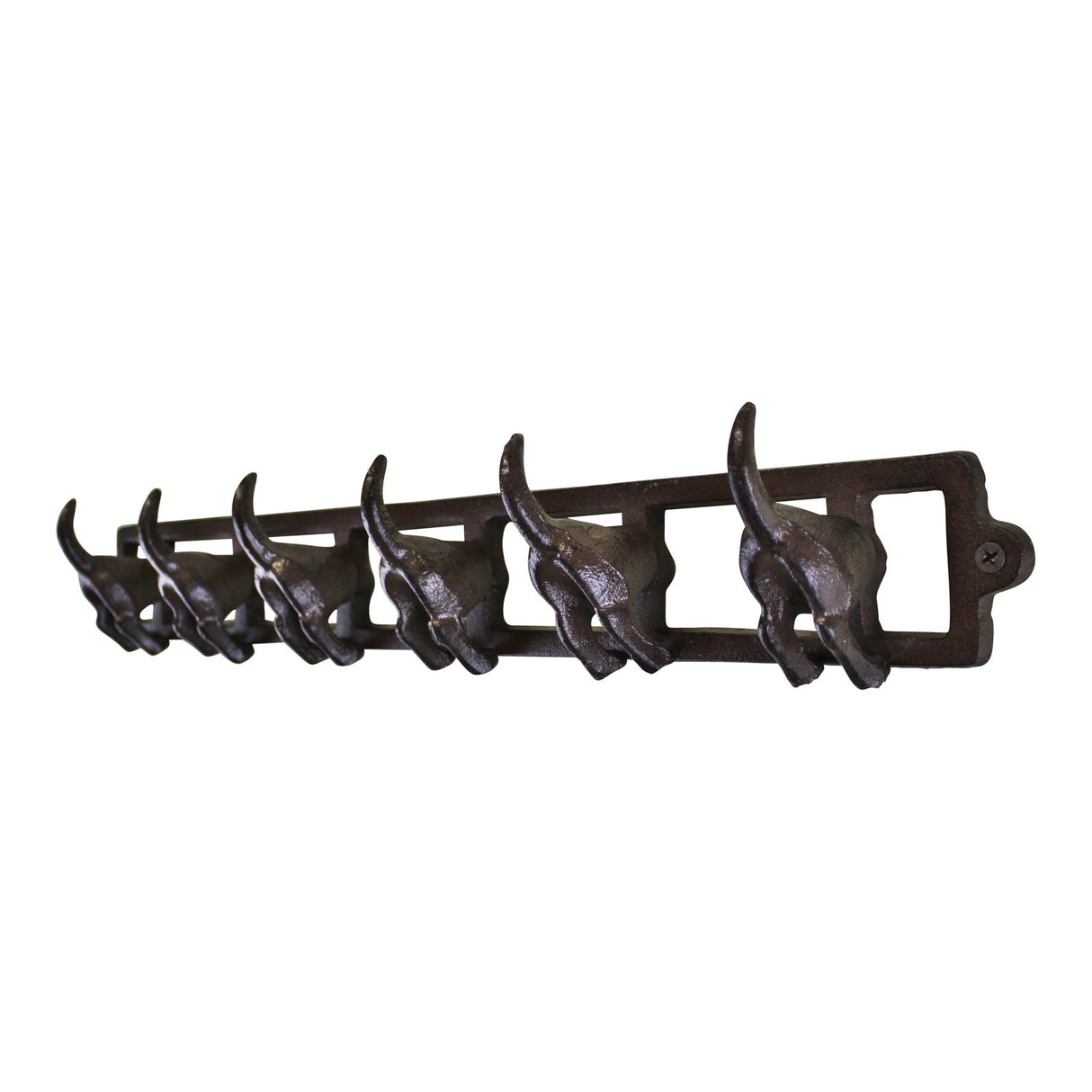 Rustic Cast Iron Wall Hooks - Dog Tails