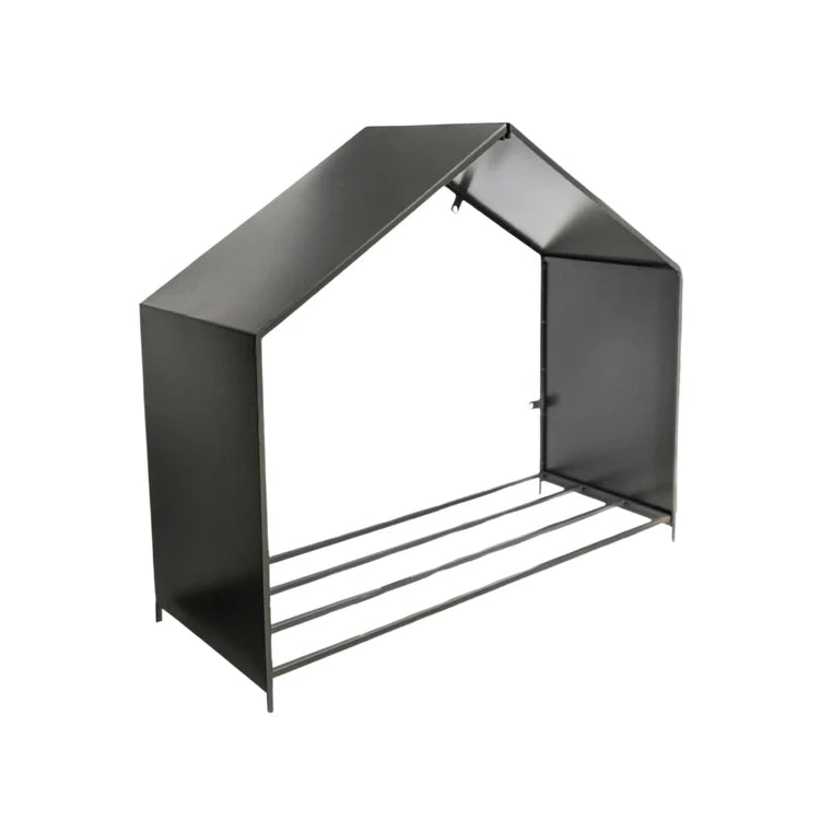 Outdoor Log Storage House - Zinc
