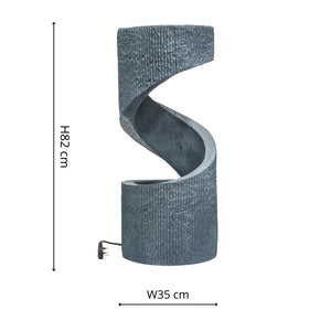 Outdoor Spiral Water Feature