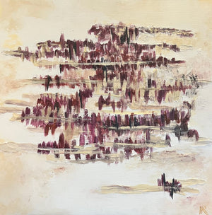 Worn Threads – Original Hand Painted Textured Canvas Art