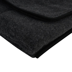 Black Merino Wool Blanket