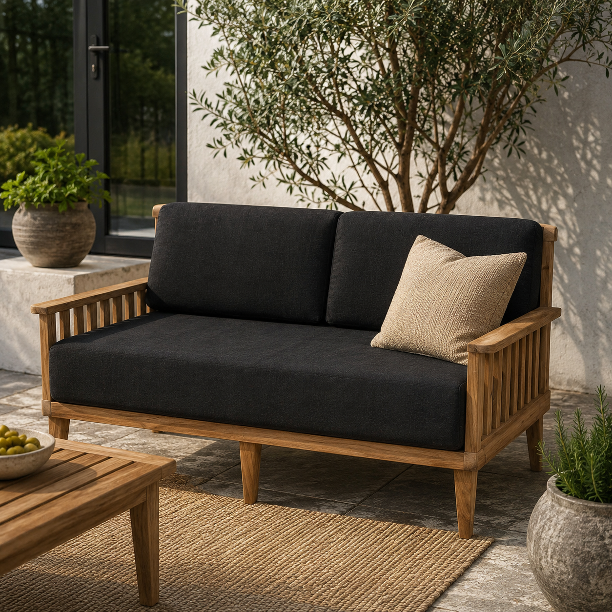 Paling Teak Outdoor Sofa