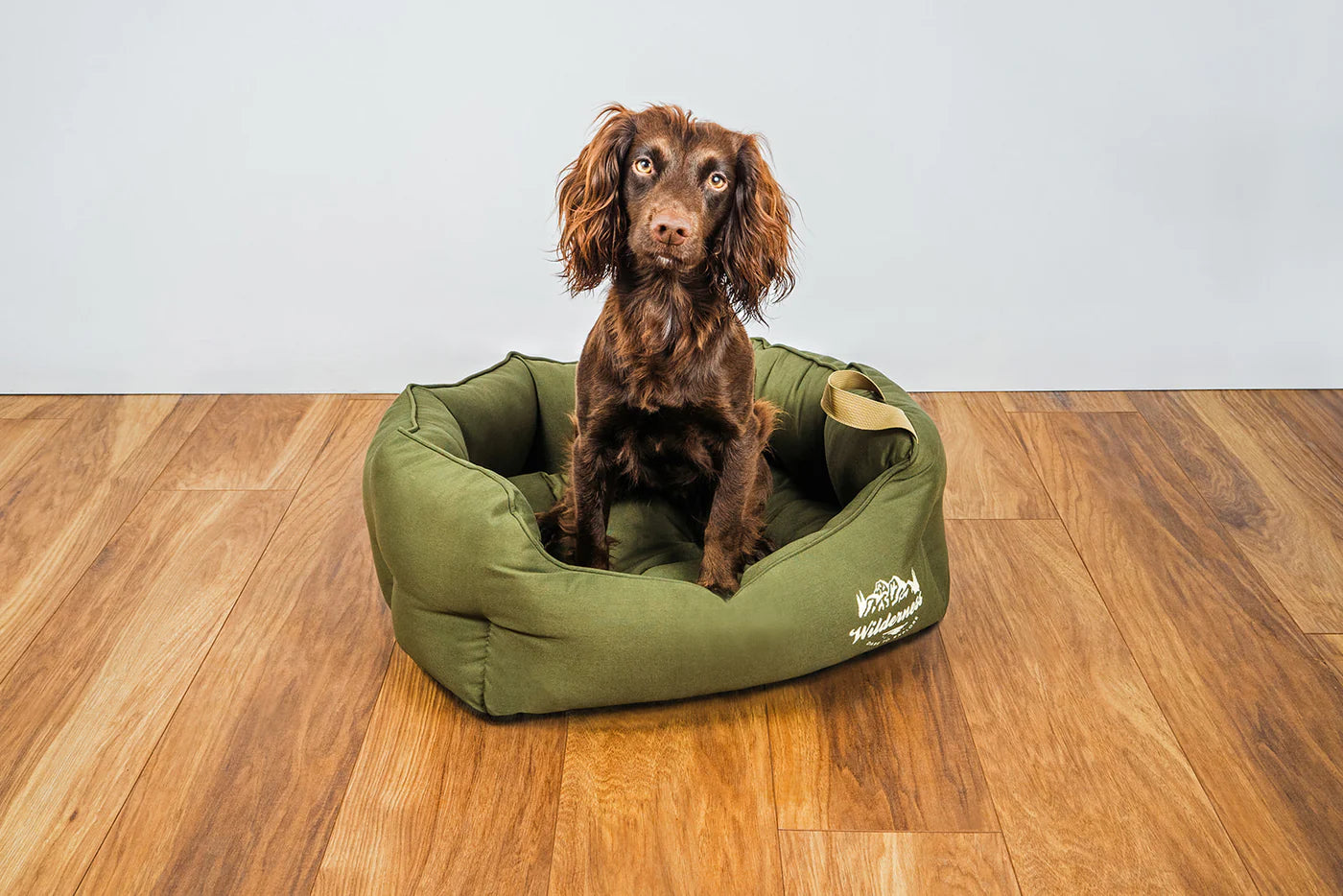 Wilderness Snuggle Dog Bed Olive