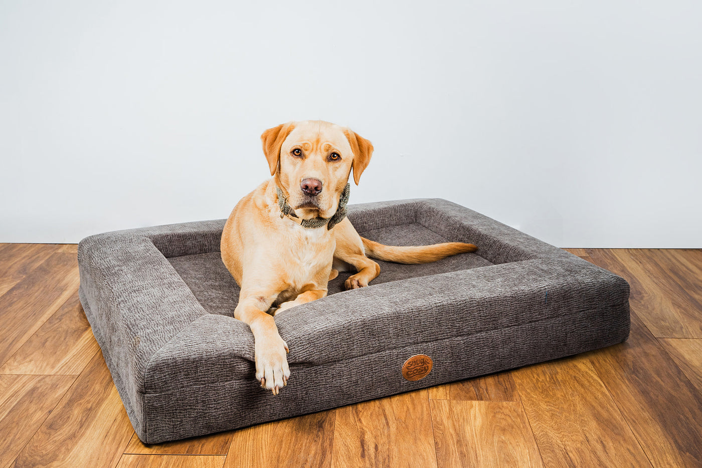 Orthopaedic Dog Lounger Bed Chocolate