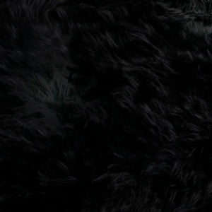 Double Black Sheepskin Rug