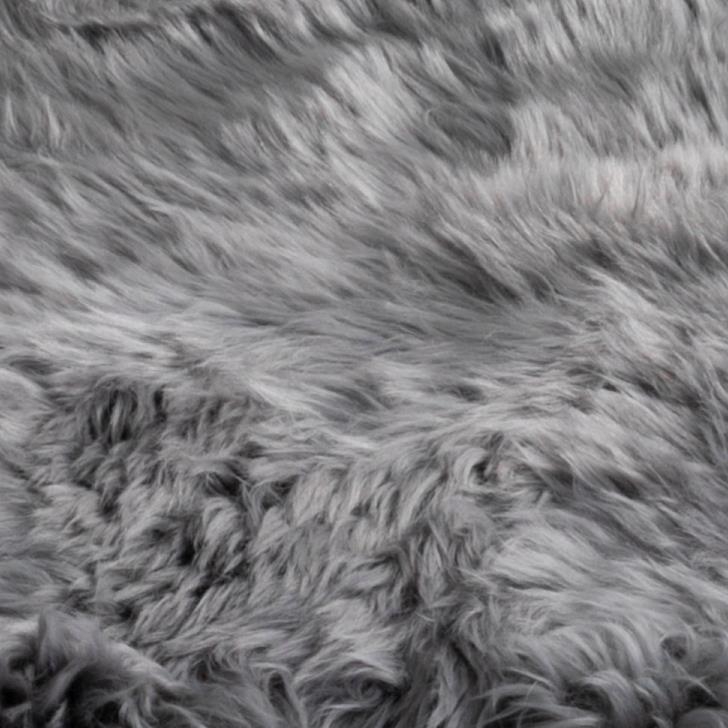 Double Grey Sheepskin Rug