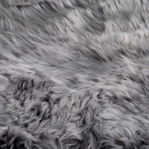 Quad Grey Sheepskin Rug