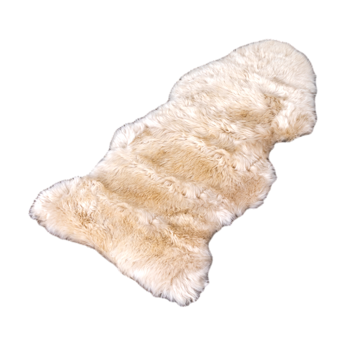 Beige Sheepskin Rug XXL