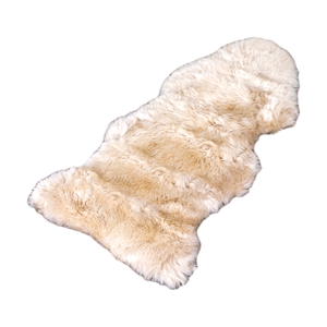 Beige Sheepskin Rug XXL