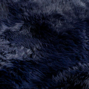 Blue Sheepskin Rug XXL