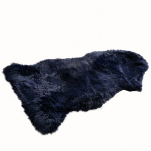 Blue Sheepskin Rug XXL