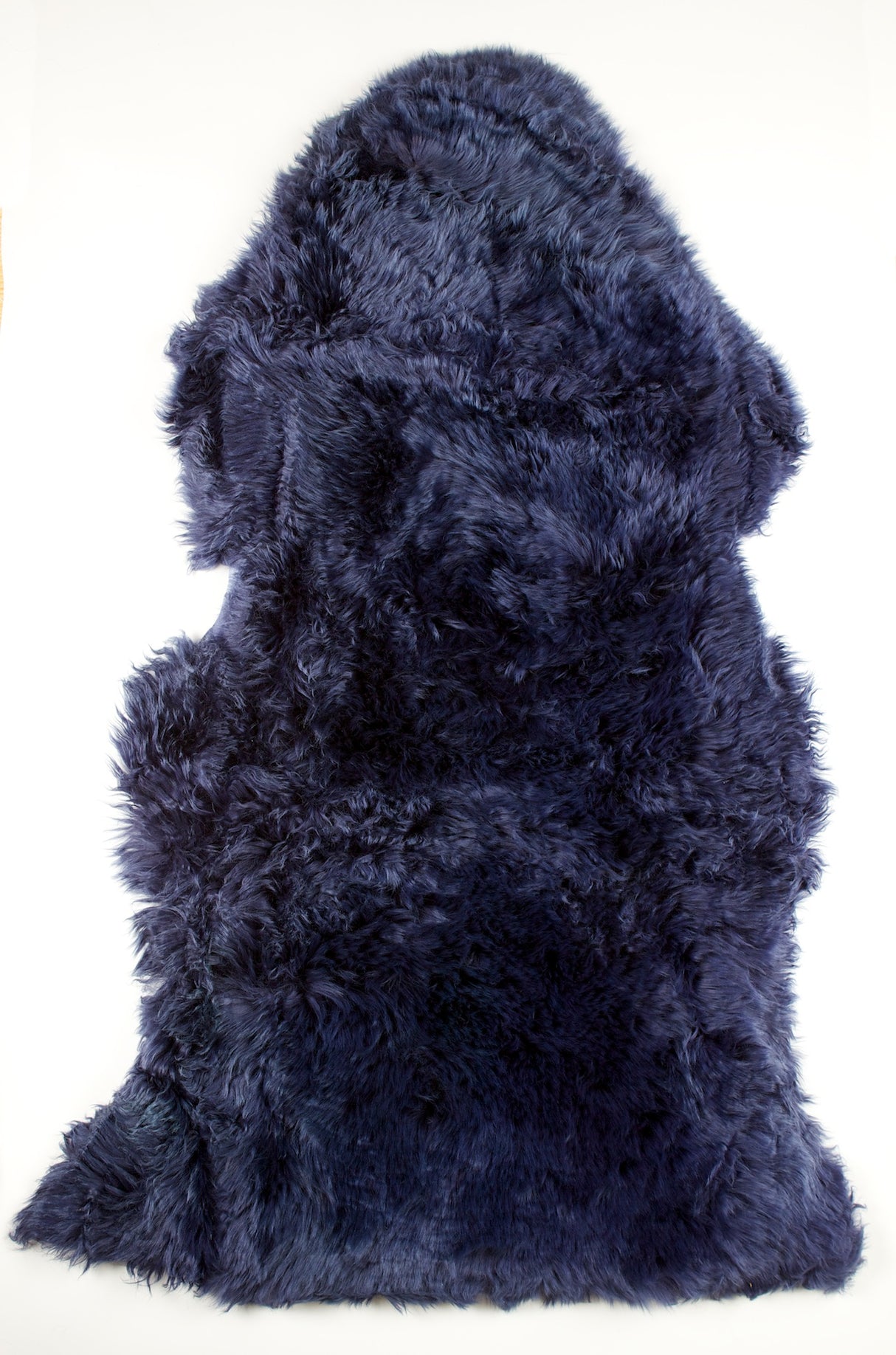 Blue Sheepskin Rug XXL