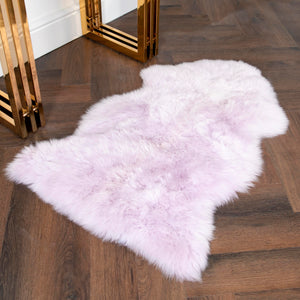 Lilac Sheepskin Rug XXL