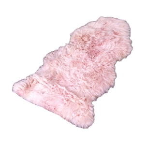 Blush Blush Pink Sheepskin Rug XXL