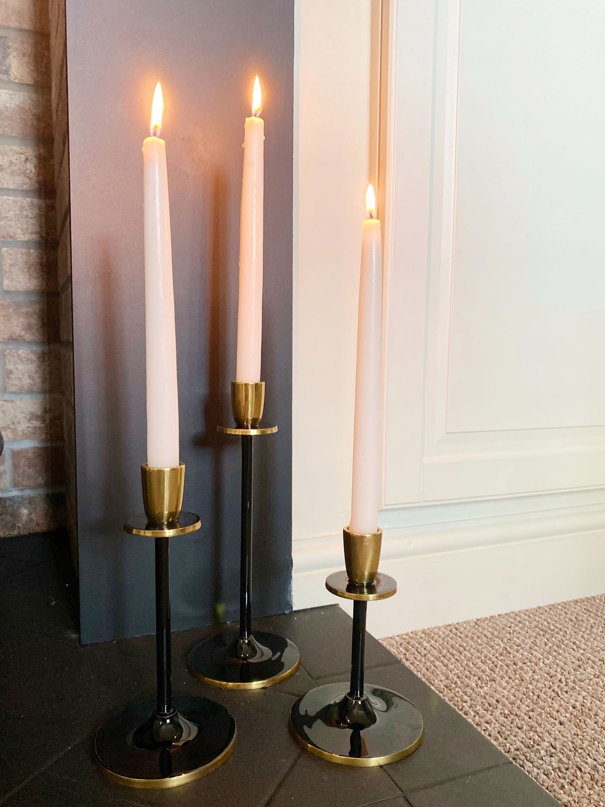 Black And Gold Candlestick